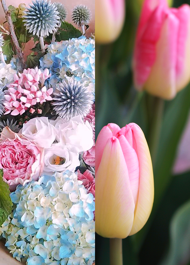 としの花屋 高松市から記念日 歓送迎 開店祝いの花束を